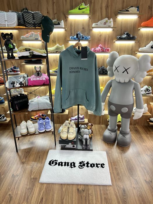 Худі Enfants Riches Deprimes Classic Logo Distressed Green