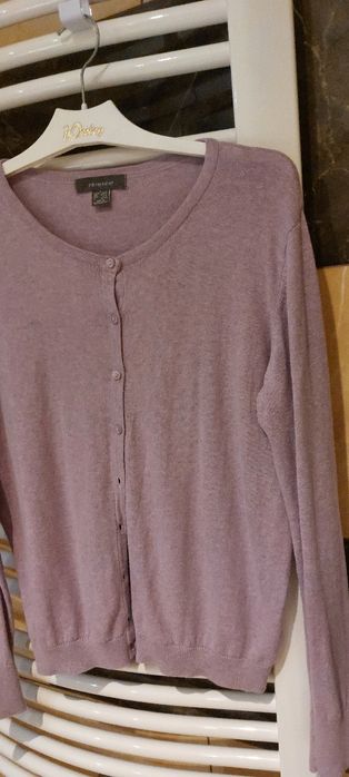 Liliowy rozpinany sweterek Primark L