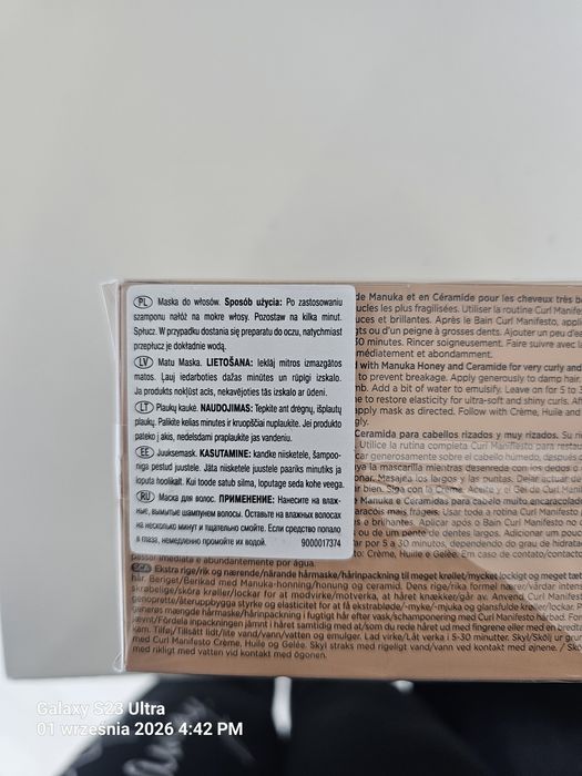 Kérastase Curl Manifesto – maska do włosów 200 ml | nowa, zafoliowana