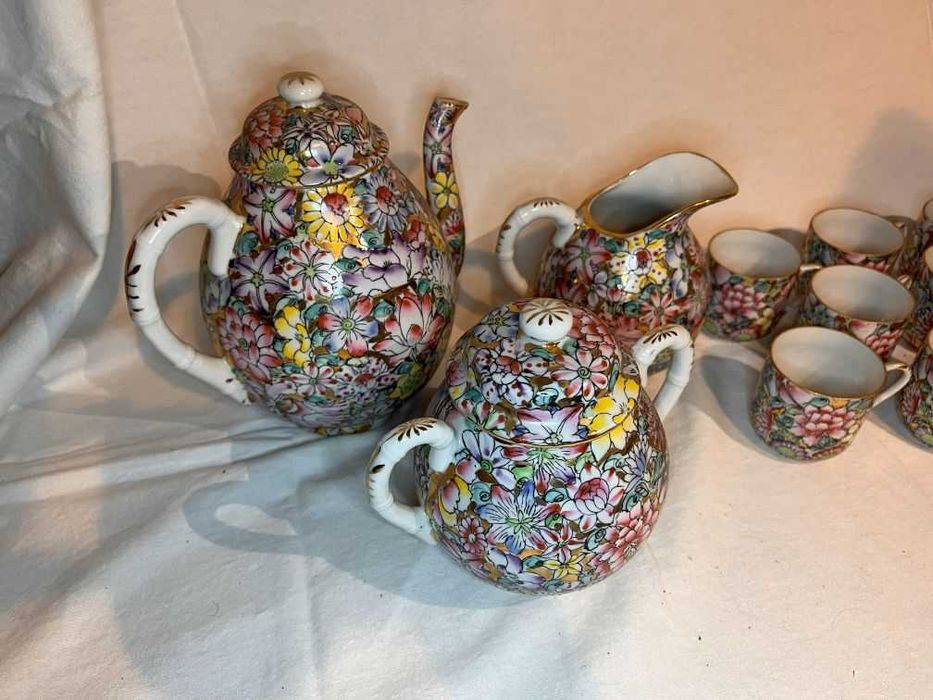 Serviço de café em porcelana de Macau - Mil Flores