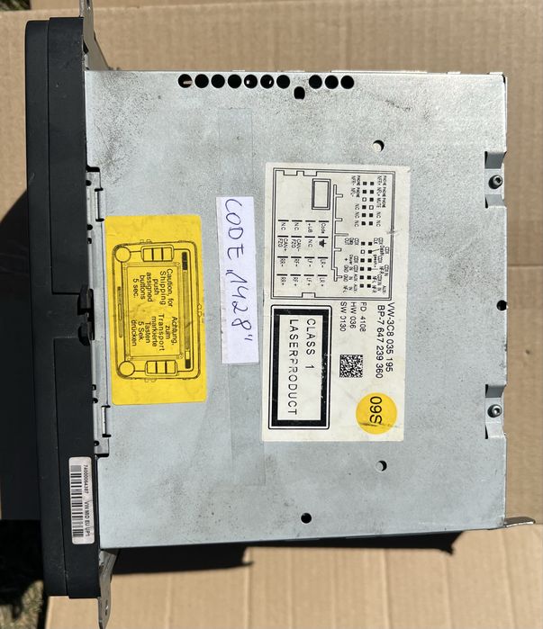 Radio Volkswagen RCD510