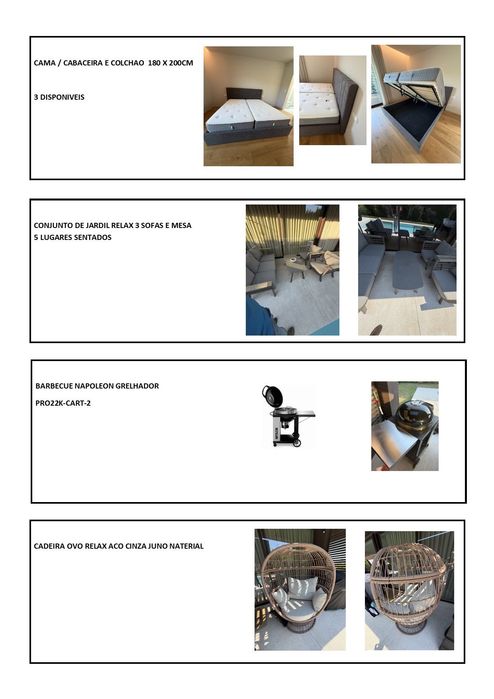 Mobiliário e equipamentos - preço negociável