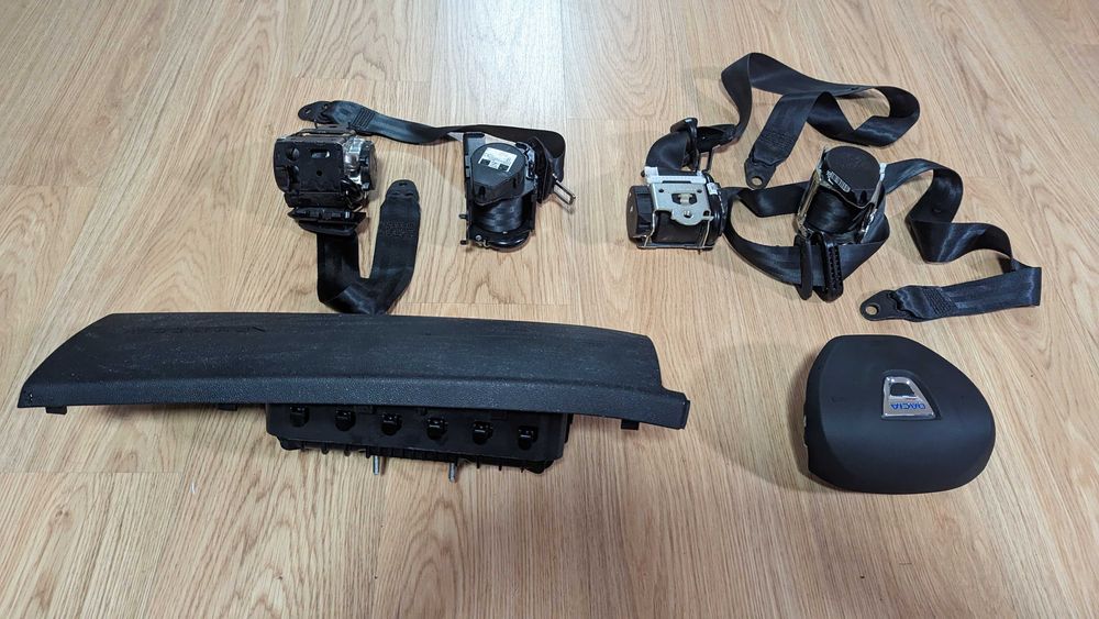 Conjunto Kit Airbags Tablier Dacia Duster 2 Volante Cintos