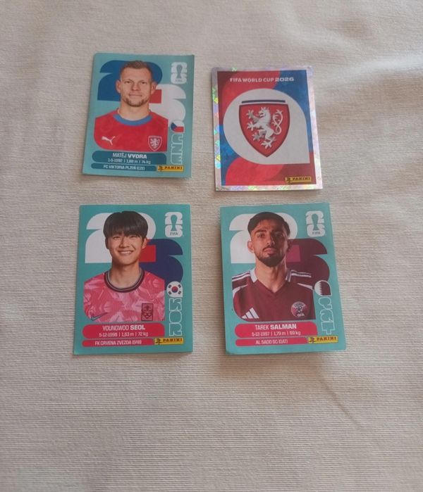 Cromos para troca Fifa 2026