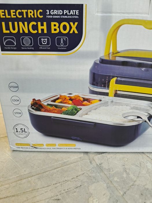 Lancheira De Aço Inoxidável 1,5l, Para Viagem , com ficha 12v ou 220v novo