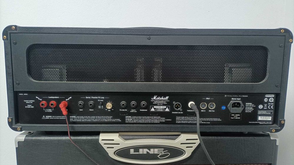 Marshall JMD:1 50W + Coluna Line 6 2x12 Celestion – Excelente estado