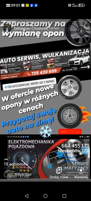 WULKANIZACJA ,KONSERWACJA PODWOZIA, Auto Serwis , Mechanika, Kosmetyka