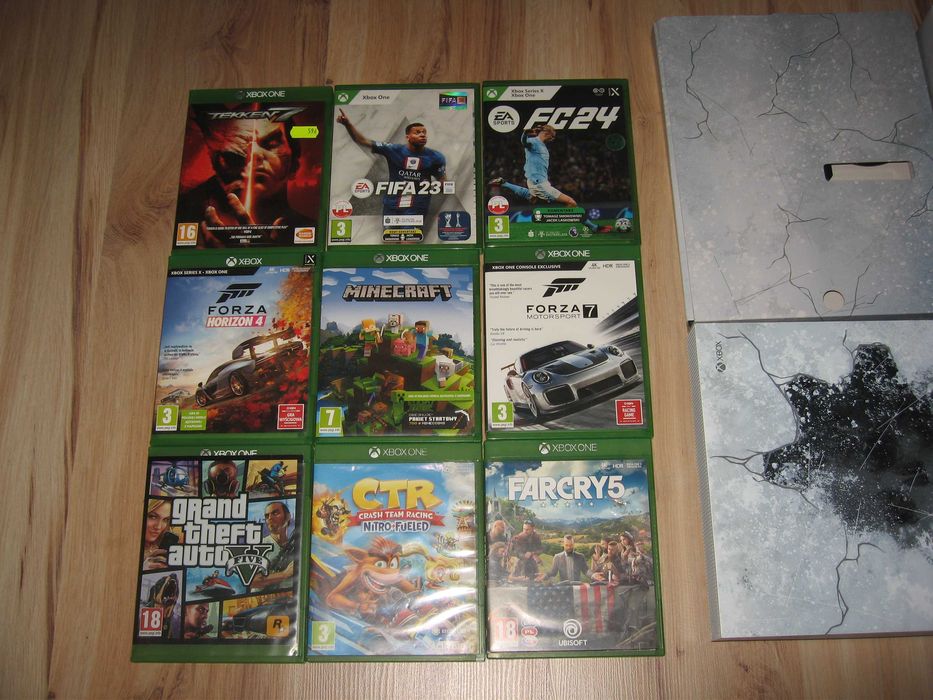 Konsola Xbox One X Gears 5 oryginał plomba 5TB full zestaw gry