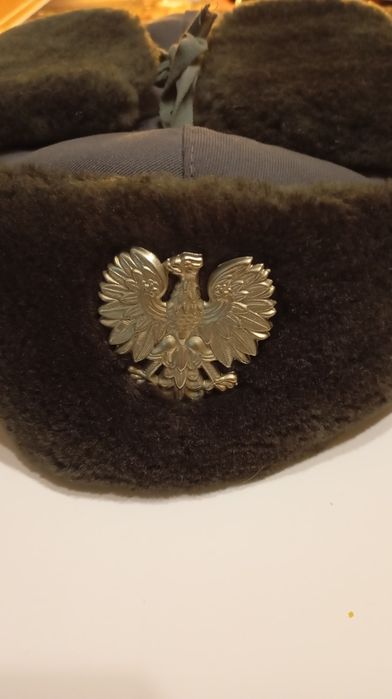 Czapka milicyjna uszanka z prl-u, oryginał.