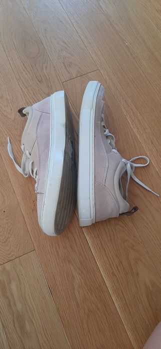 Beżowe nude buty trampki tenisówki TOPMAN 45 rozmiar