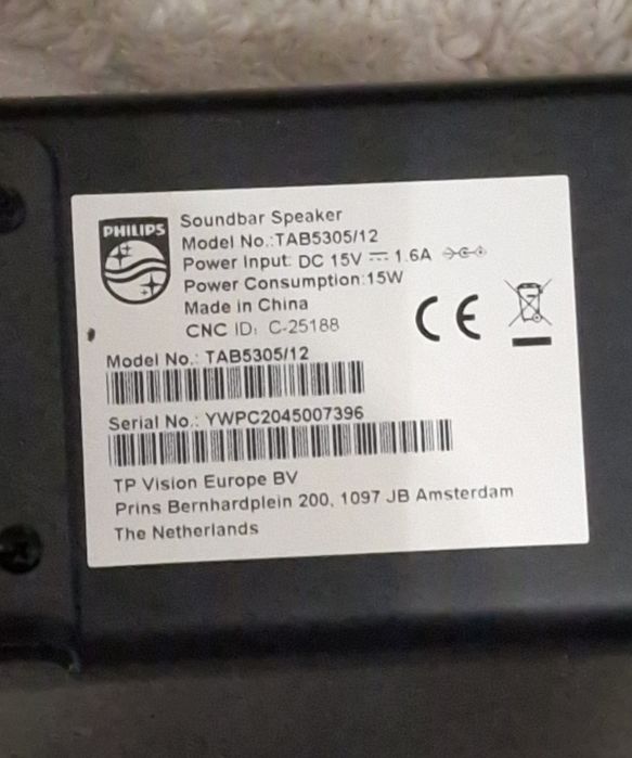 Саундбар + Саббуфер Philips TAB5305/12