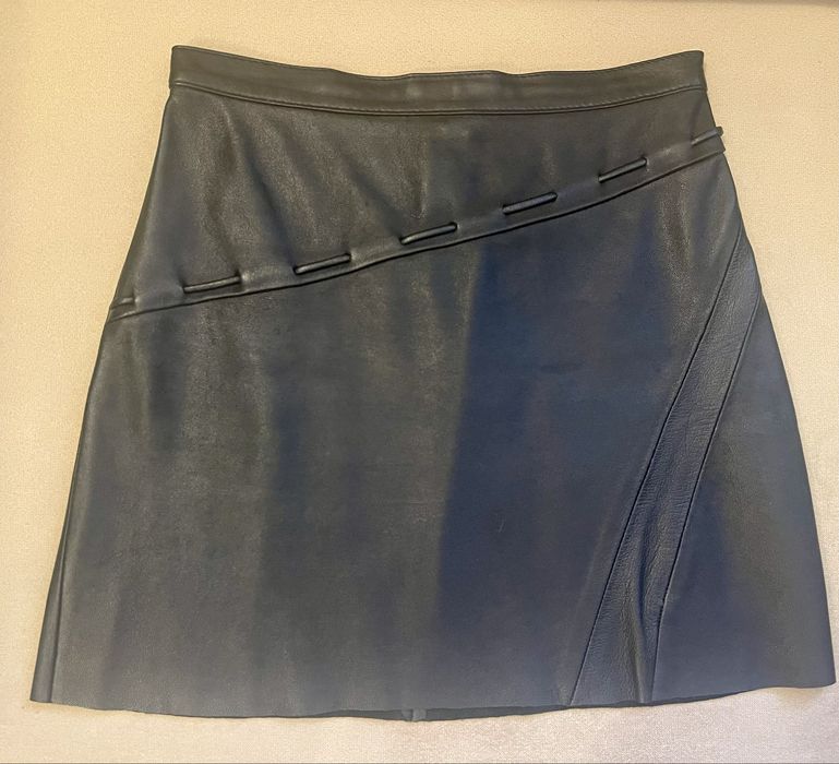 Юбка натуральная кожаная размер XS- S