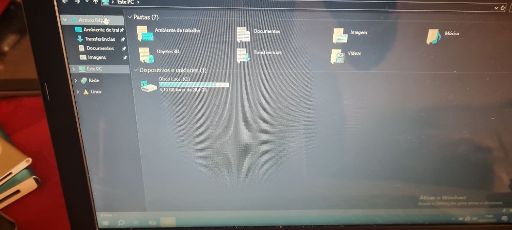 Computador toshiba pequeno e lindo cl10 b 100