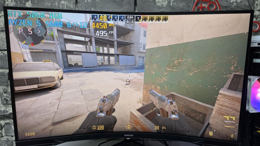 Мощный Пк Ryzen 5 5600 RTX5060 32gb ram Stalker2 Cs2 RusT PubG GtaV
