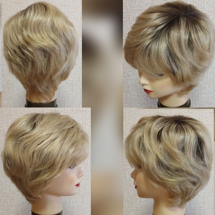 Парик (перука) из натуральных волос.