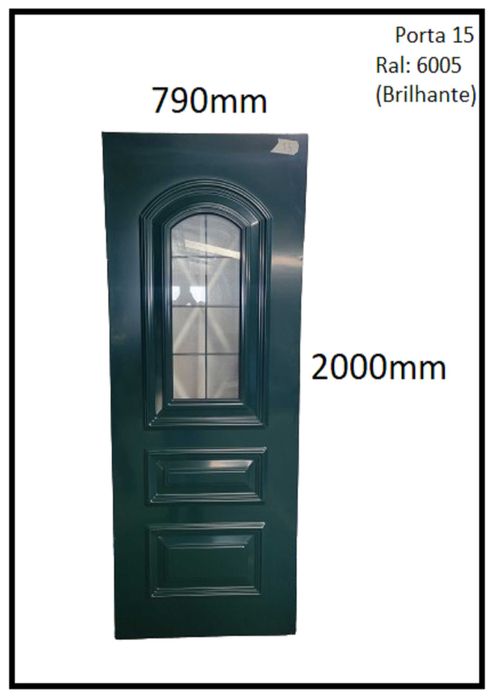 Painel de Porta Verde