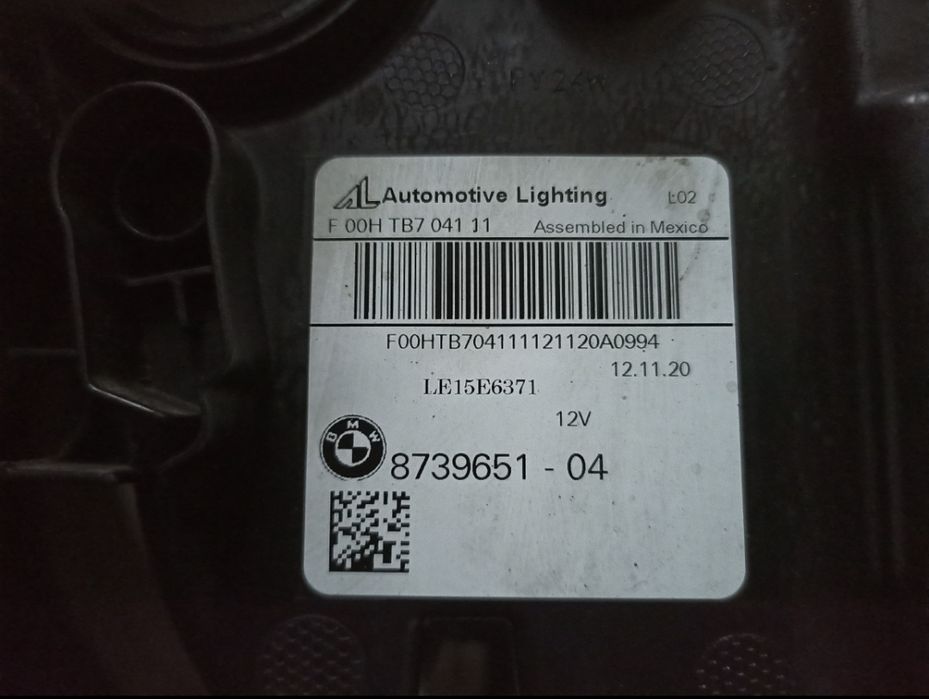 Продам передню фару BMW X3 G01