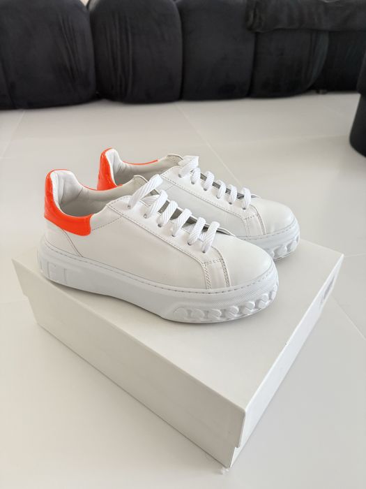 Casadei off road skorzane sneakersy 36,5