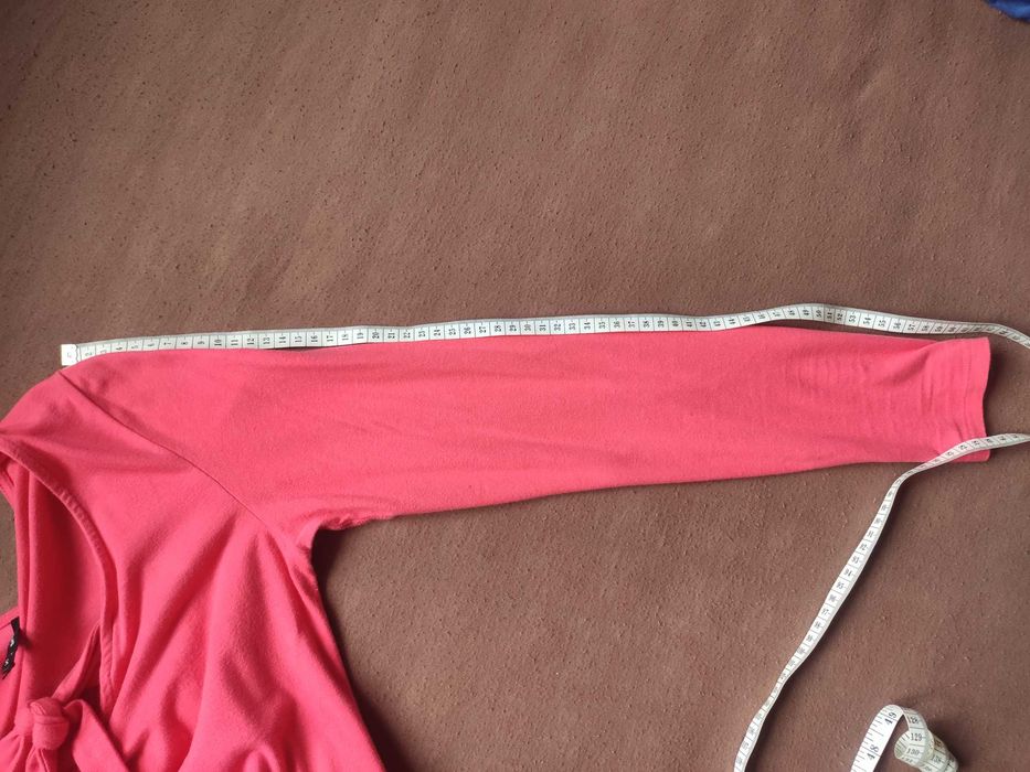 Body damskie malinowe czerwone Sinasy S