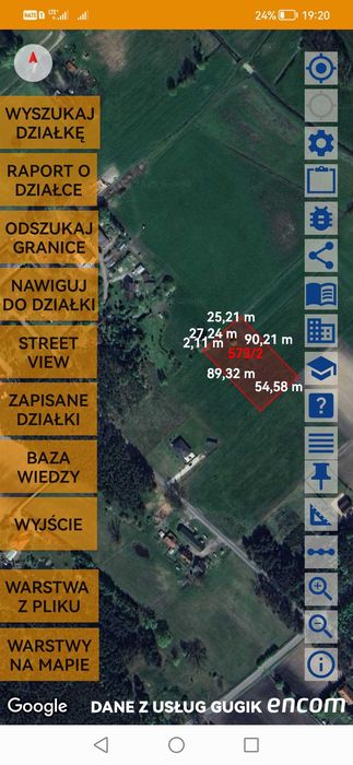 1 h 2 duże działki ładna okolica