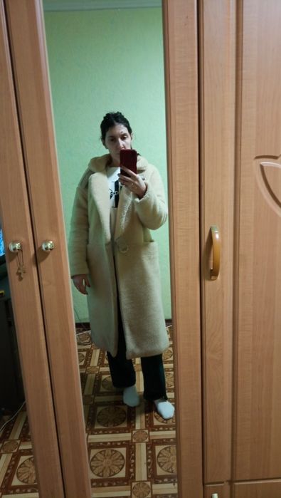 Шуба натуральная овчина,Nuga,S