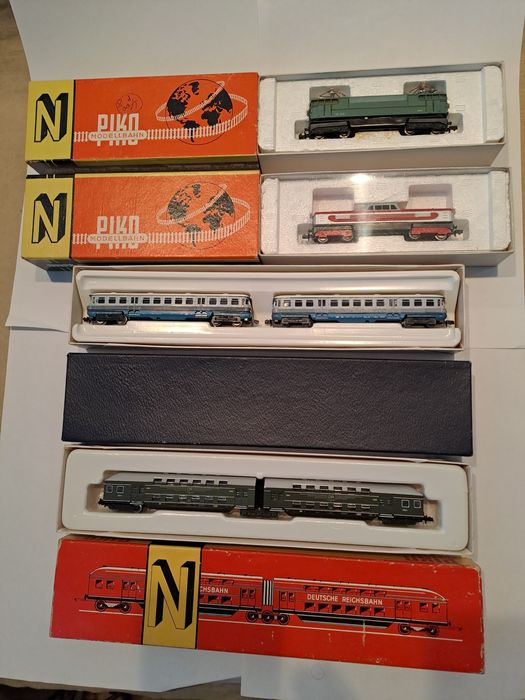 Piko N 1:160 электровоз тепловоз мотрисса вагоны Пико железная дорога