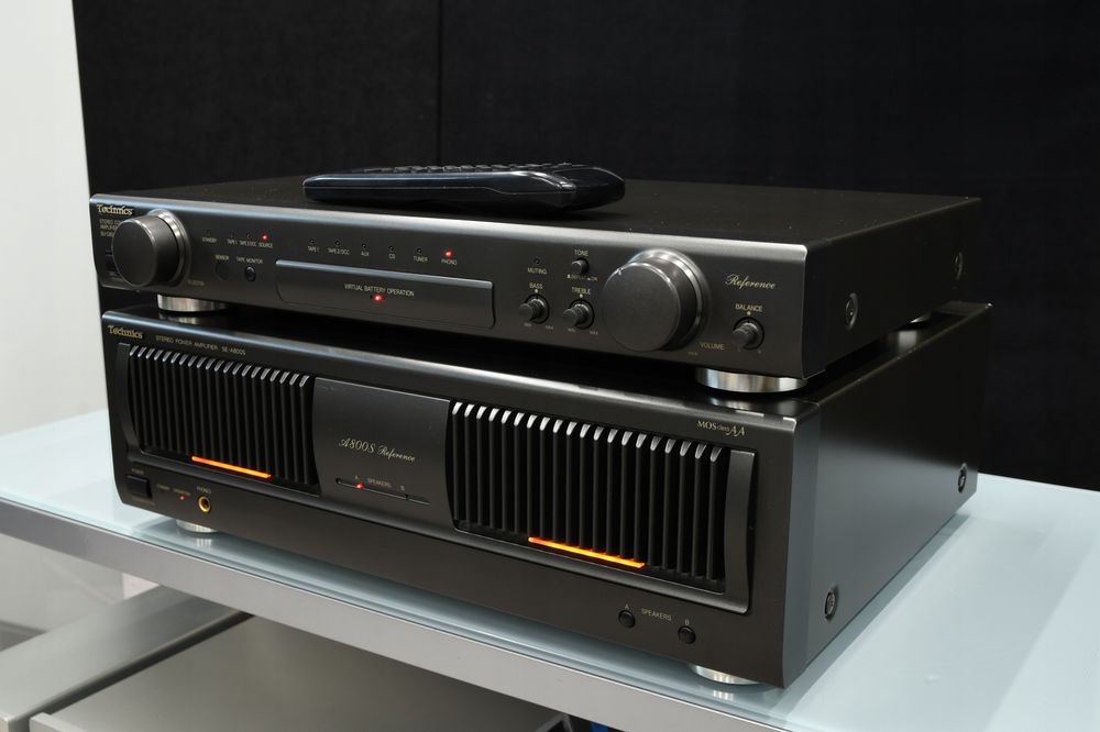 wzmacniacz stereo końcówka mocy i przedwzmacniacz Technics A800S