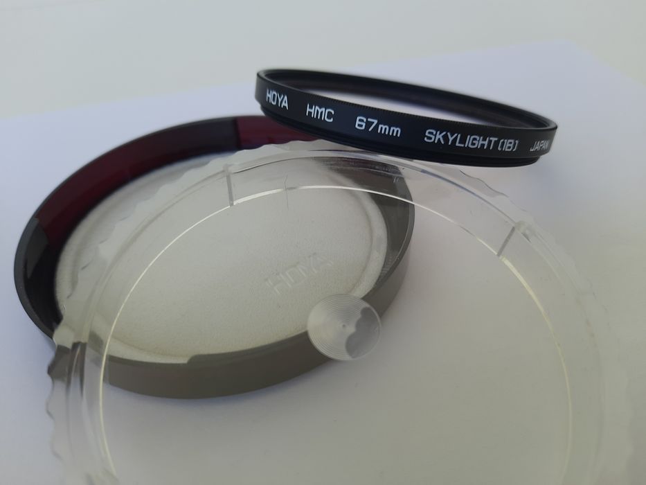 Filtro protecao lentes HOYA 67mm Skylight