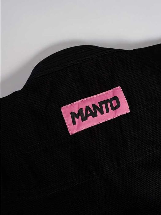 MANTO KIMONO GI BJJ DLA KOBIET jiu-jitsu aikido rise czarno-różowe