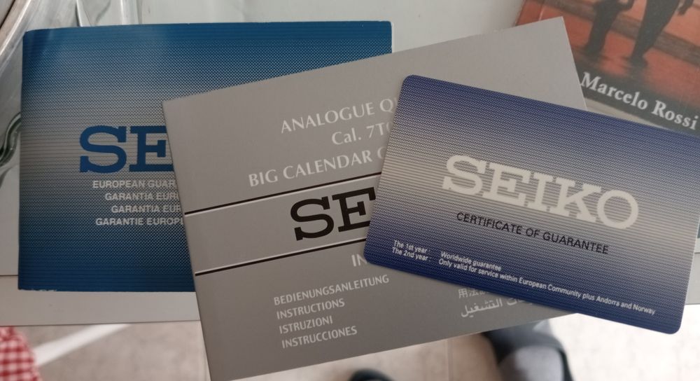 Relógio de homem Seiko SPC088P1 e bracelete a estreiar