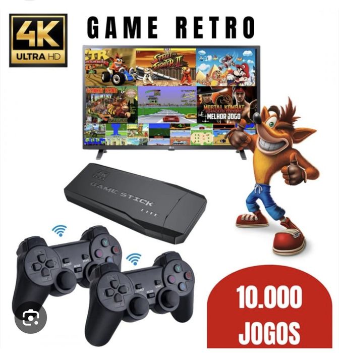 Consola com 10mil jogos retro