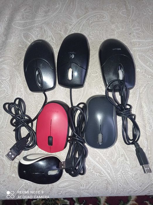 Мышка   Logitech разные беспроводные и проводные usb