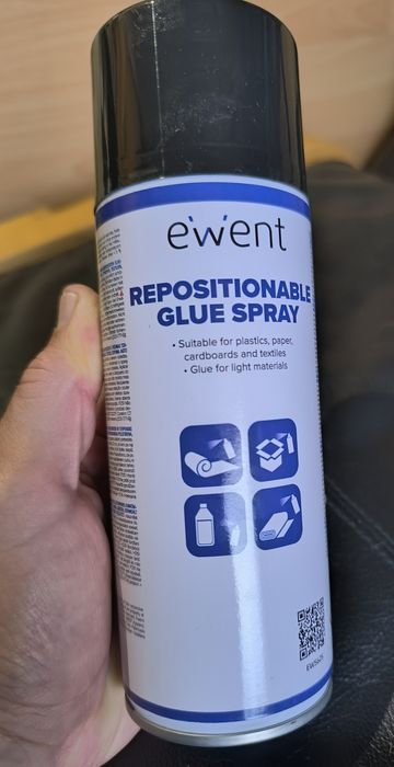 Cola em spray para papel, plástico, etc