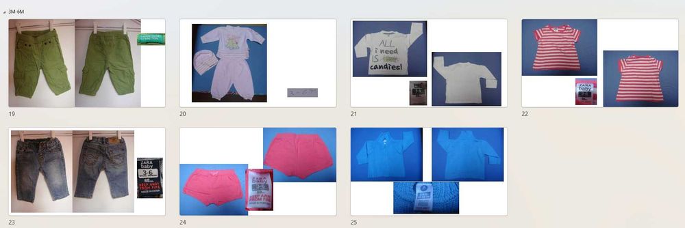 Roupa de Bebe Variada 1M aos 12M