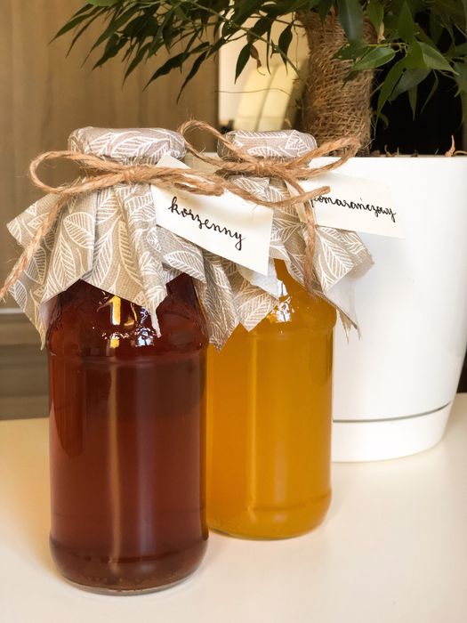 Domowy naturalny syrop do herbaty / kawy
