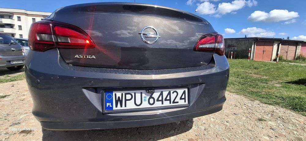 Opel Astra J 2016 r Gaz