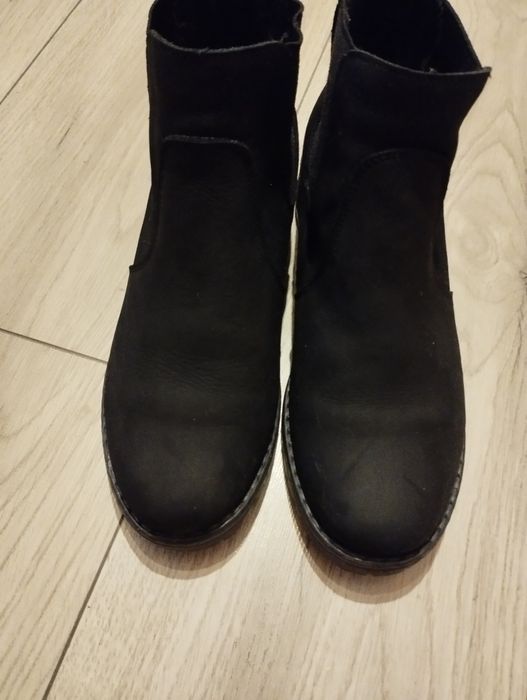 Botki damskie skórzane 36 kornecki