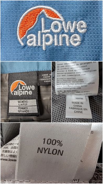 Куртка Lowe Alpine Gore-Tex Paclite жіноча L синя