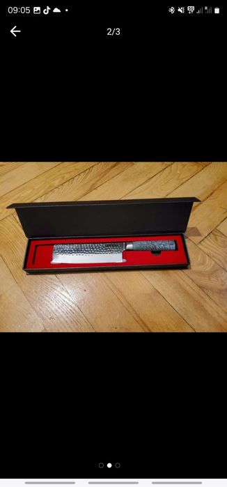 Нож Flame дамаск