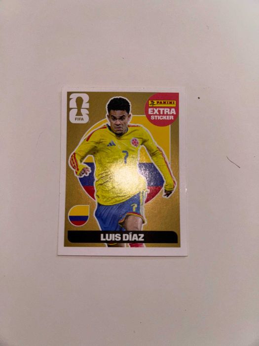 Cromo Luiz Diaz Mundial panini