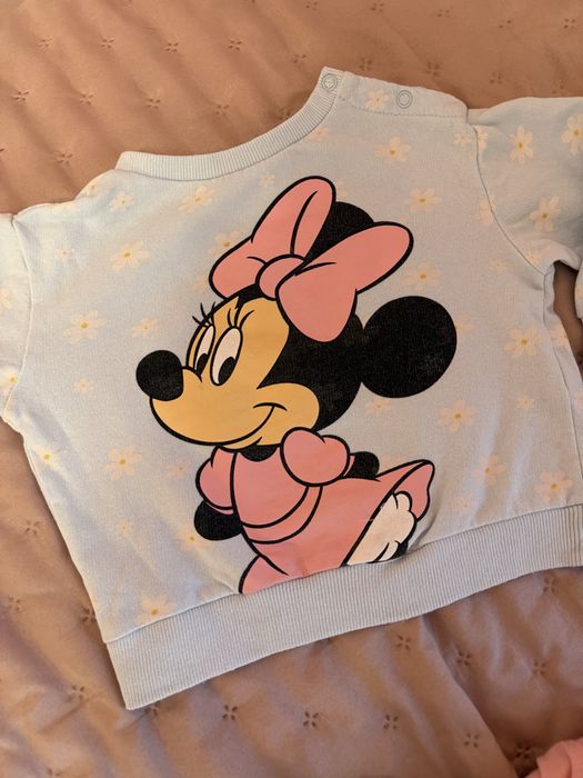 Komplet dres bluza legginsy Myszka Minnie rozm 80