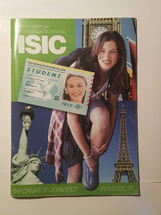 Mięðzynarodowa legitymacja studencka ISIC, informator 2006/2007