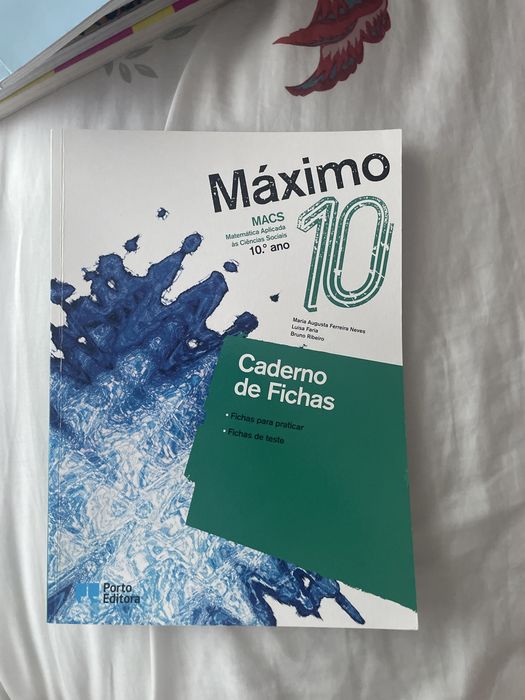 Caderno de fichas/ Provas Globais - Máximo 10º ano