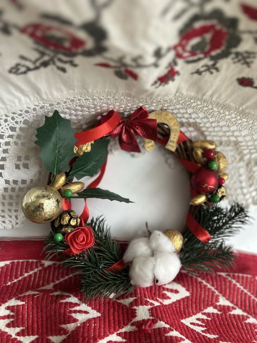 Віночок Вінок новорічний різдвяний
