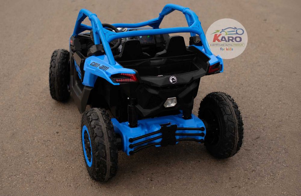 Pojazd na akumulator CAN-AM auto dla Dzieci pompowane Koła EVA 4x4 LED