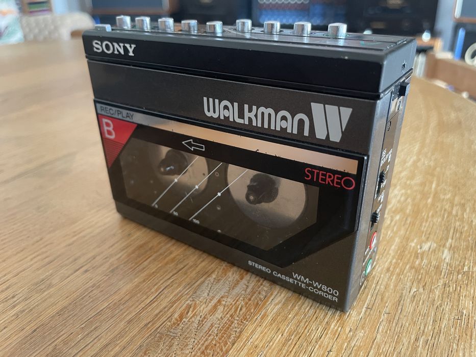 Sony Walkman WM-W800 najmniejszy podwójny stereodeck, unikat, z REC