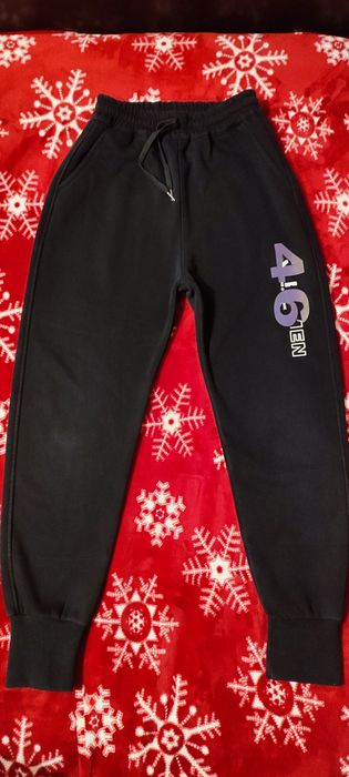 Штани теплі на флісі-велюрі на підлітка 150-160 р.