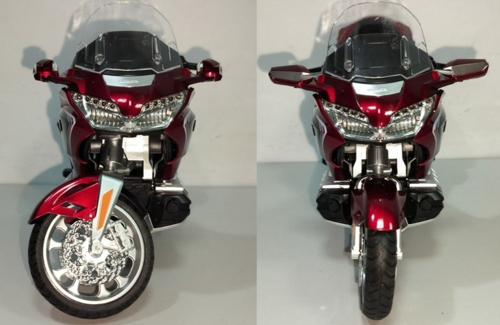 HONDA Gold Wing GL1800 модель мотоцикла 1:11 звук свет металл