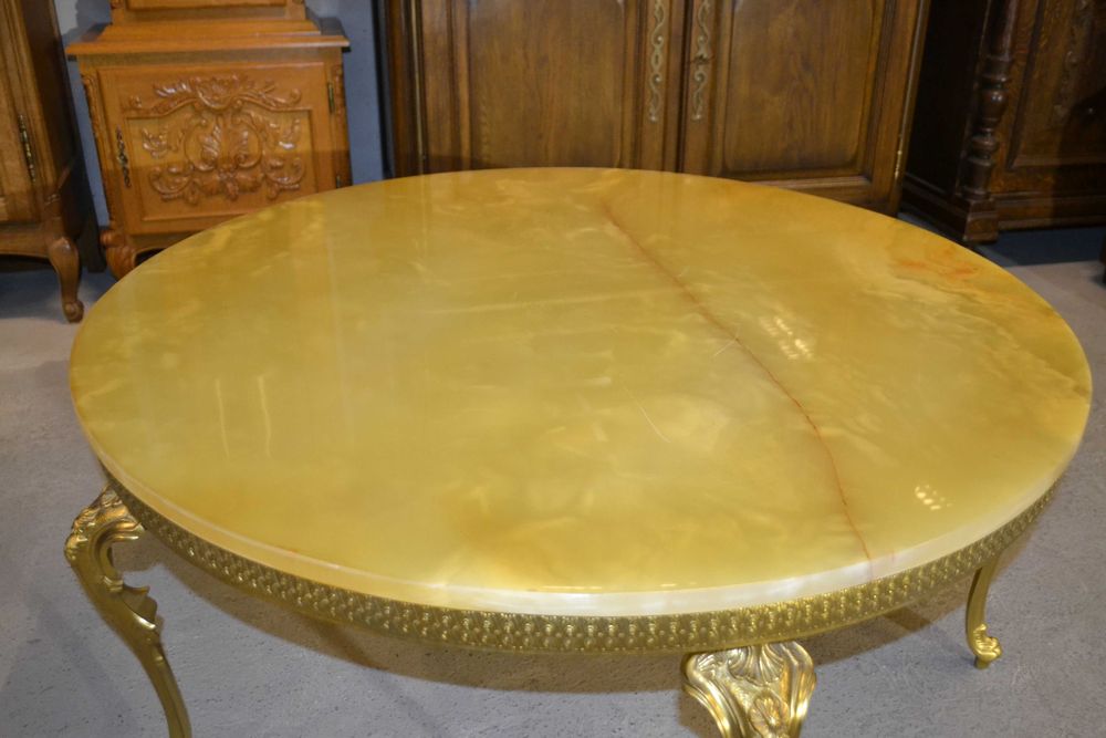 stolik okrągły . onyx . duży 100 cm.