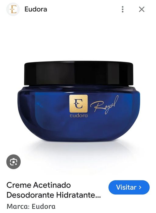 Hidratante acetinado eau de parfum eudora Royal